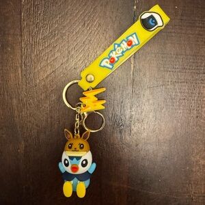 Pokemon Keychain with Eevee and Piplup